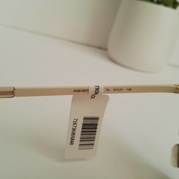 Rag & Bone Women's Cat Eye RNB 1007/S Sunglasses Opal Brown Frame - Picture 4 of 6